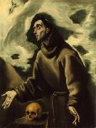 El Greco El Greco. Saint Francis Receiving the Stigmata oil